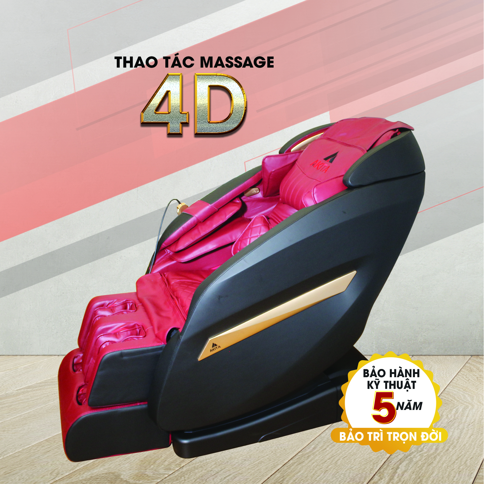 GHẾ MASSAGE AKITA AT-66