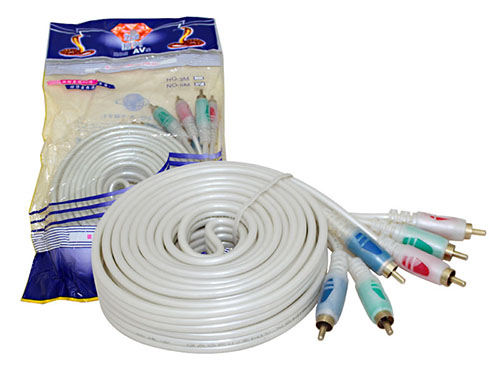 Dây AV 6 đầu đục