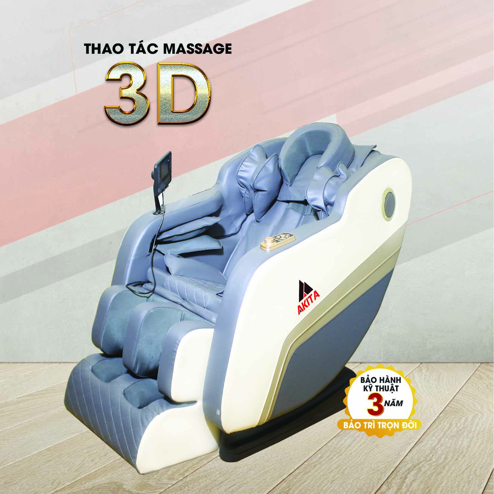 GHẾ MASSAGE AKITA  F15